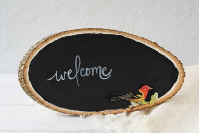 Charming Country DIY Welcome Sign