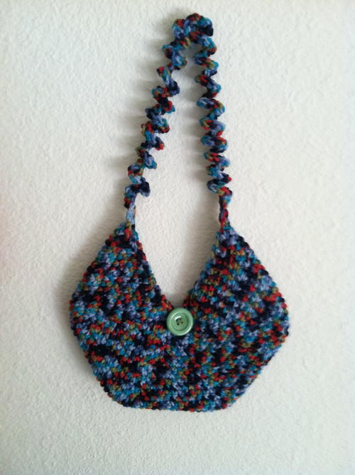 Circular Crocheted Purse