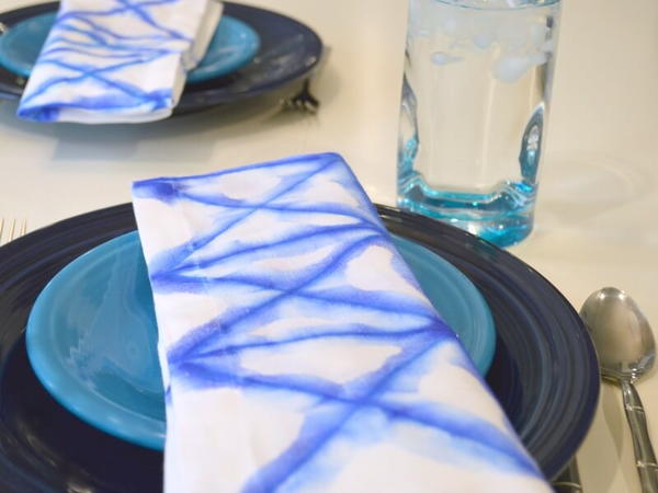 Japanese Tie Dye Shibori Napkins