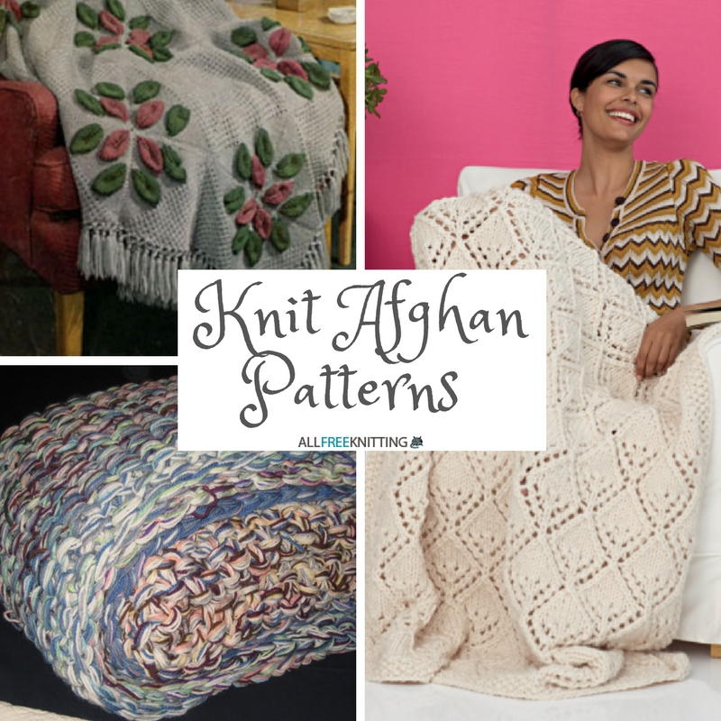 20 Snuggly Knit Afghan Patterns AllFreeKnitting Com