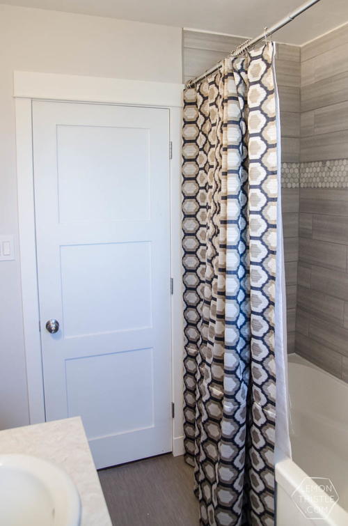 Fabulous Extra Long DIY Shower Curtain