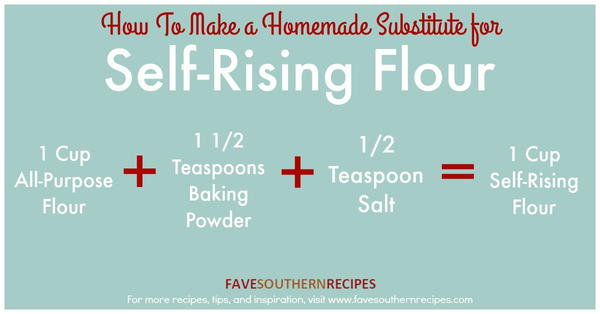 Substitute for Self-Rising Flour