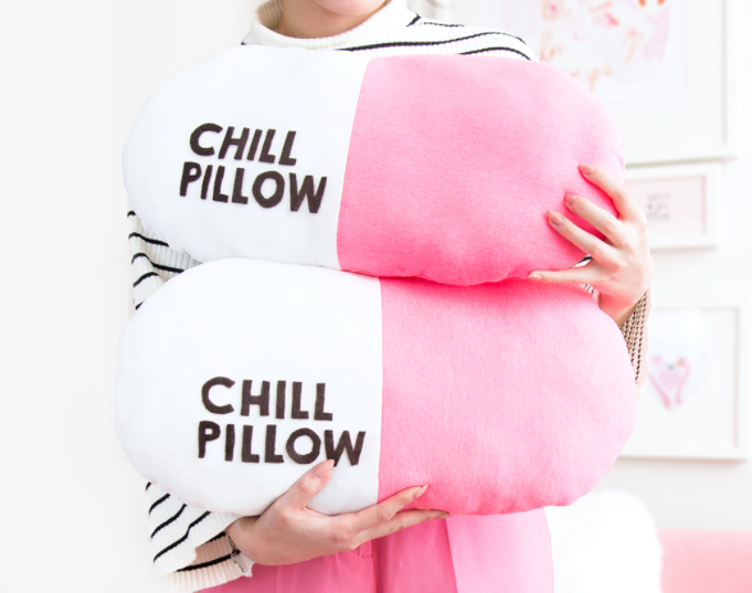 chill pill pillow