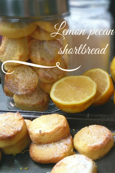 Lemon Pecan Shortbread