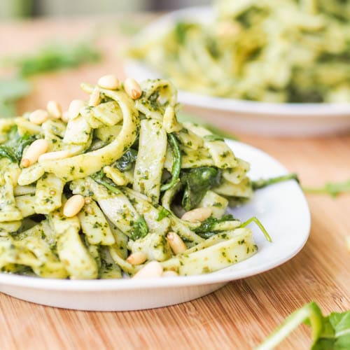 Vegan Alfredo Pesto Pasta
