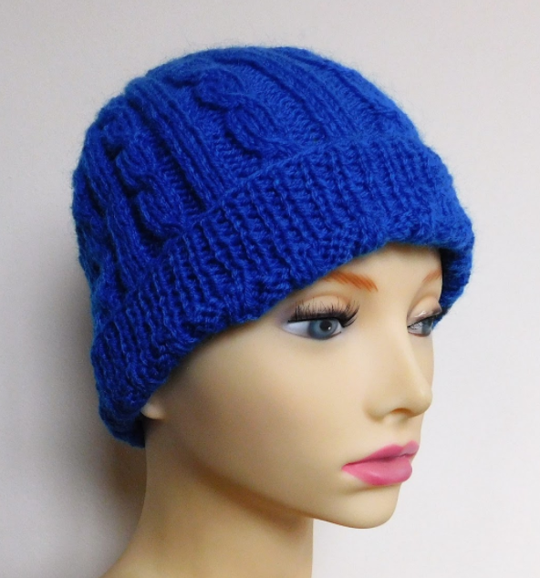 Cozy Cable Knit Hat Pattern | AllFreeKnitting.com