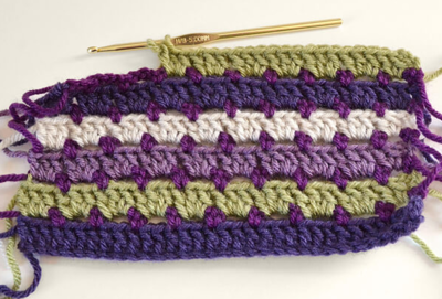 Dotted Doubles Crochet Stitch Tutorial