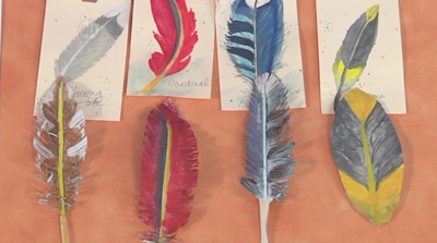 DIY Paper Feathers