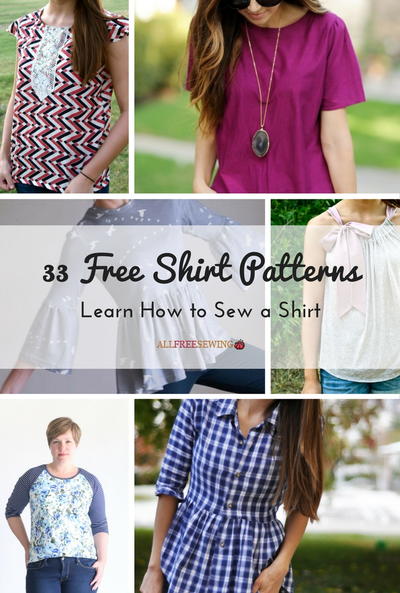 33 Free Shirt Patterns: Learn How to Sew a Shirt | AllFreeSewing.com