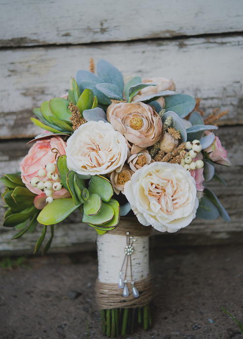 Elegant Silk Flower Bouquet