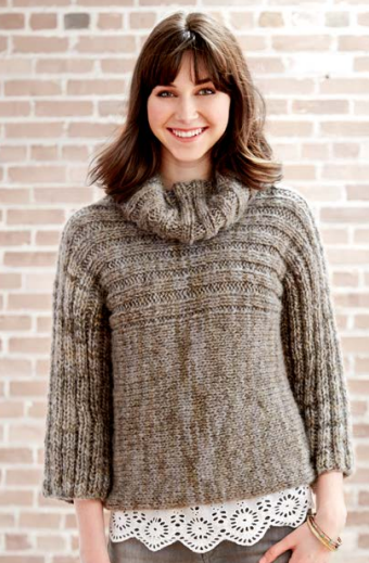 Misty Morning Knit Sweater Pattern