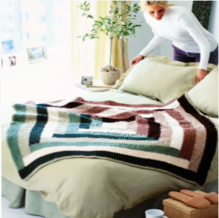 Homey Crochet Throw | AllFreeCrochetAfghanPatterns.com