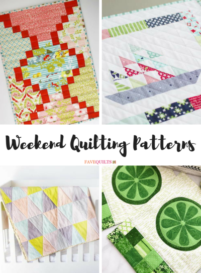 Weekend Quilting Patterns: 34 Quick Quilts to Make in a Weekend ...