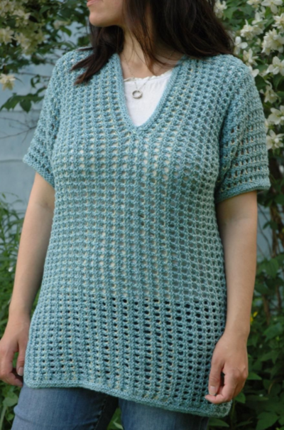 Simple Summer Knit Sweater Pattern
