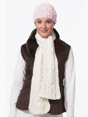 Cable Knit Scarf And Hat Favecrafts Com Cable Knit Scarf And Hat Favecrafts Com