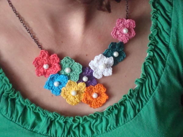 Pearl Flower Necklace