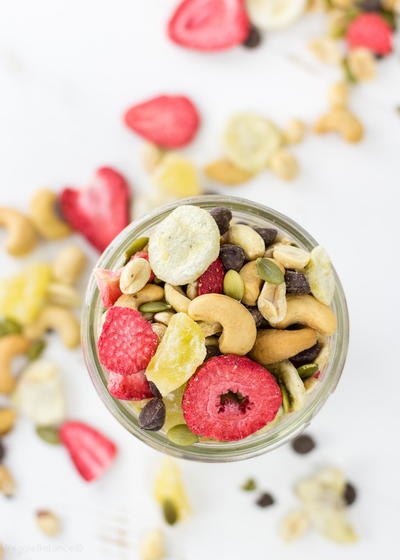 Healthy Banana Split Trail Mix