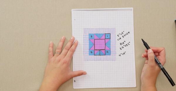 How to Design a Quilt on Graph Paper: plan the math for your DIY quilt - image 4
