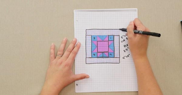How to Design a Quilt on Graph Paper: plan the math for your DIY quilt - image 5