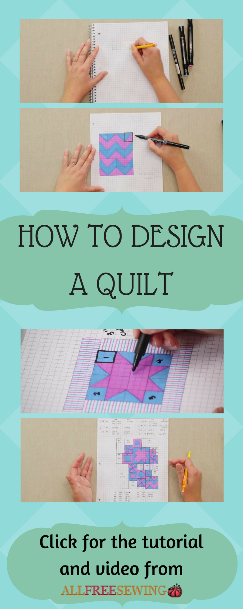 How to Design a Quilt on Graph Paper