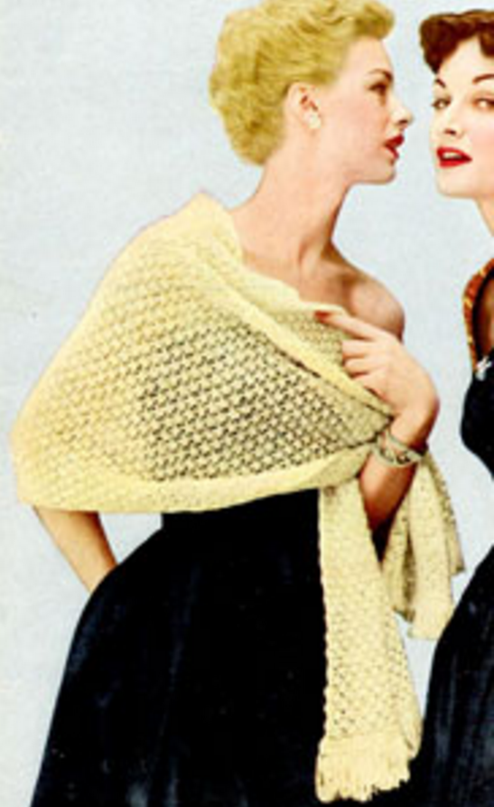 Vintage Country Club Shawl