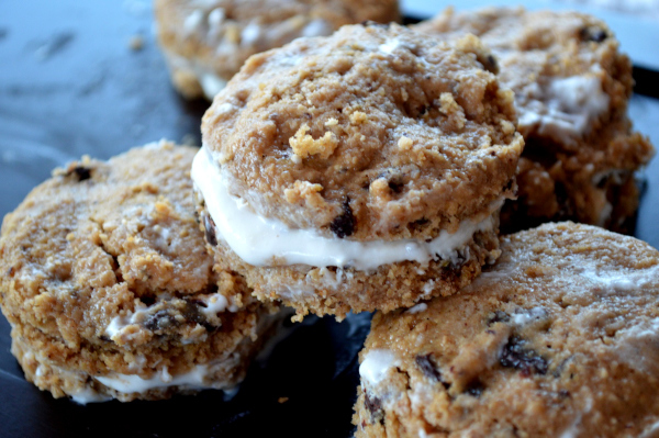 Healthy Chunky Ice Cream Sandwiches