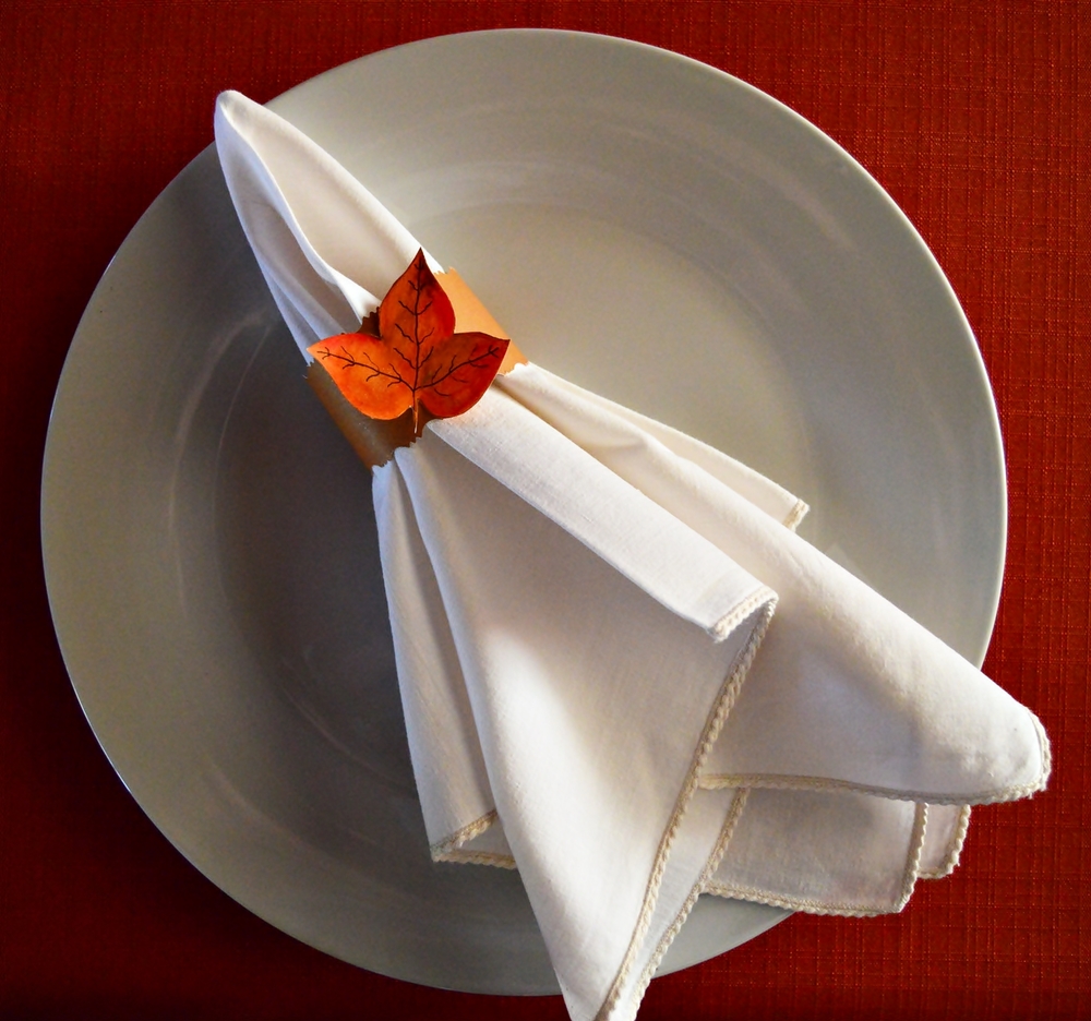 Easy Fall Entertaining Serviette Rings | AllFreeHolidayCrafts.com