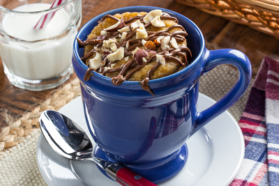 Nutty Peanut Butter Mug Cake