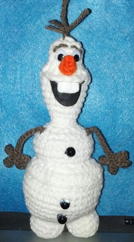 olaf the snowman crochet pattern allfreecrochet com