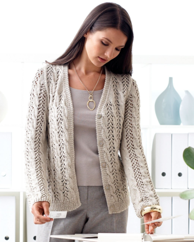 Lacy Cardigan Knitting Pattern AllFreeKnitting
