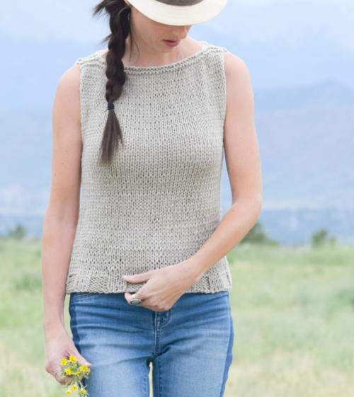 Easy Knit Tank Top Pattern