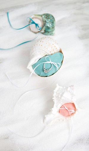 Seashell Ring Bearer Pillow Allfreediyweddings Com