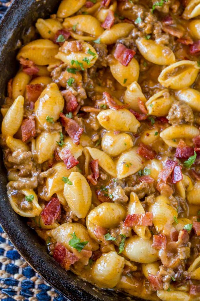 Bacon Cheeseburger Hamburger Helper | AllFreeCopycatRecipes.com