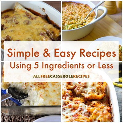 28 Simple and Easy Recipes Using 5 Ingredients or Less
