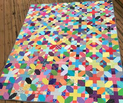 Scrappy X Plus Quilt Tutorial