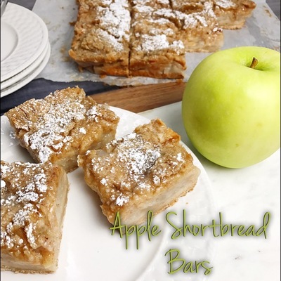 Apple Pie Shortbread Bars