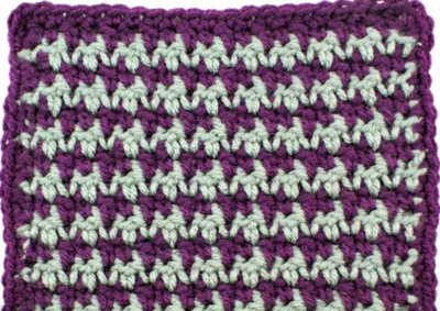 Houndstooth Crochet Stitch Tutorial 