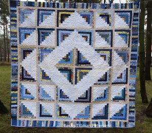 Cabin Fever Blues Quilt Pattern