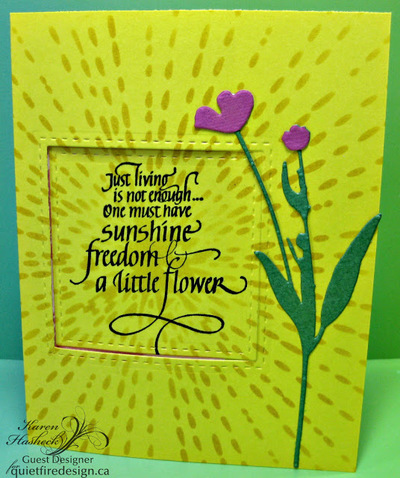 Sunshine and Freedom DIY Card