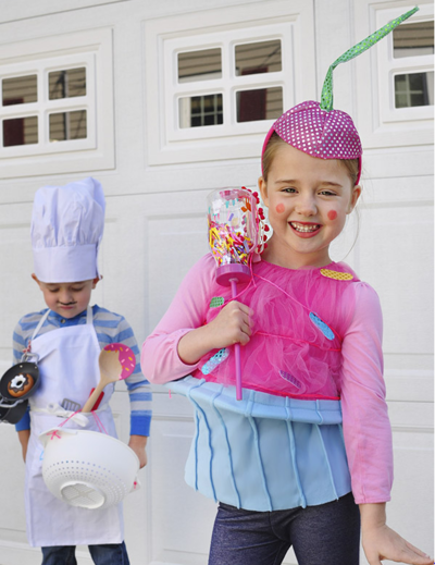 Cupcake and Baker Kids' Homemade Costumes