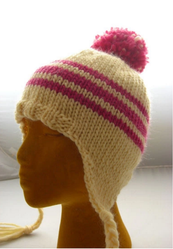 Tried and True Ear Flap Hat | AllFreeKnitting.com