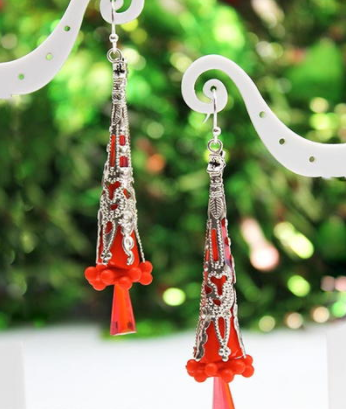 Stylish Slender Tree Earrings