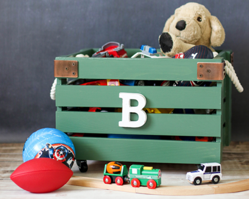 DIY Wooden Toy Box