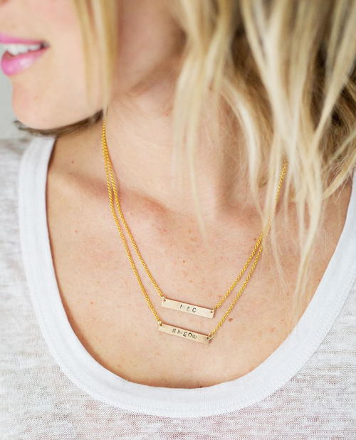 Delicate Gold Personalized DIY Necklace