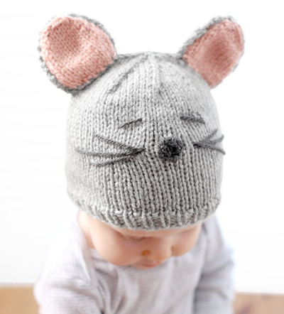 Little Mouse Baby Hat Pattern