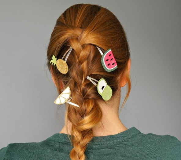 Fun and Fruity Hair Clips