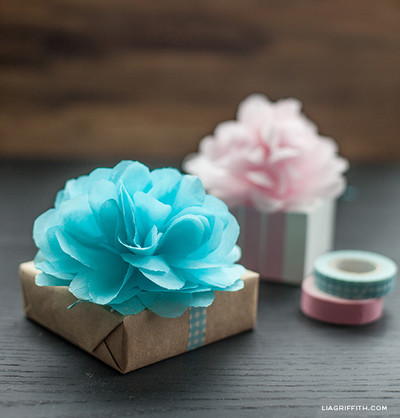 Pastel DIY Tissue Paper Flowers