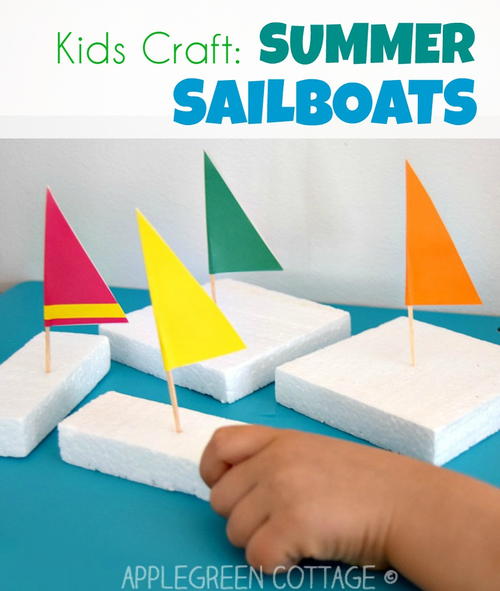 Easy DIY Sailboat Crafts For Kids