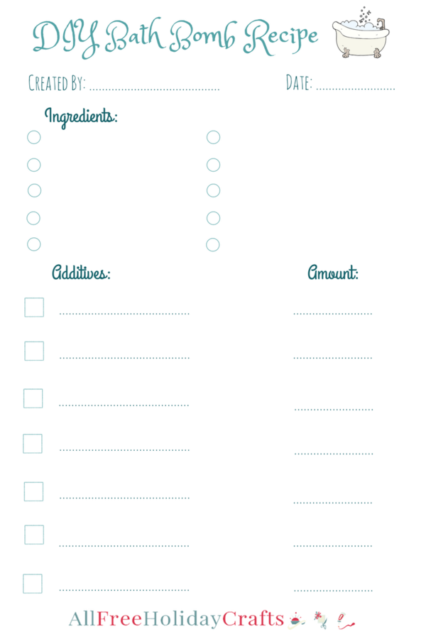 29 Bath Bomb Ingredient Label Template Labels Ideas For You