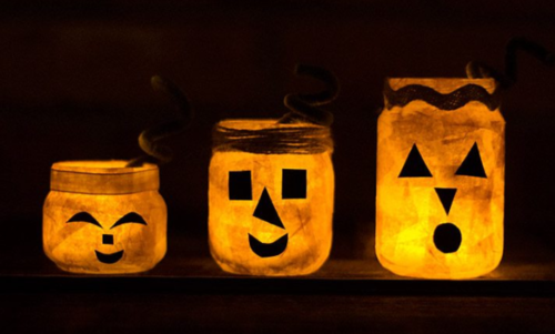 DIY Jack O Lantern Halloween Lights